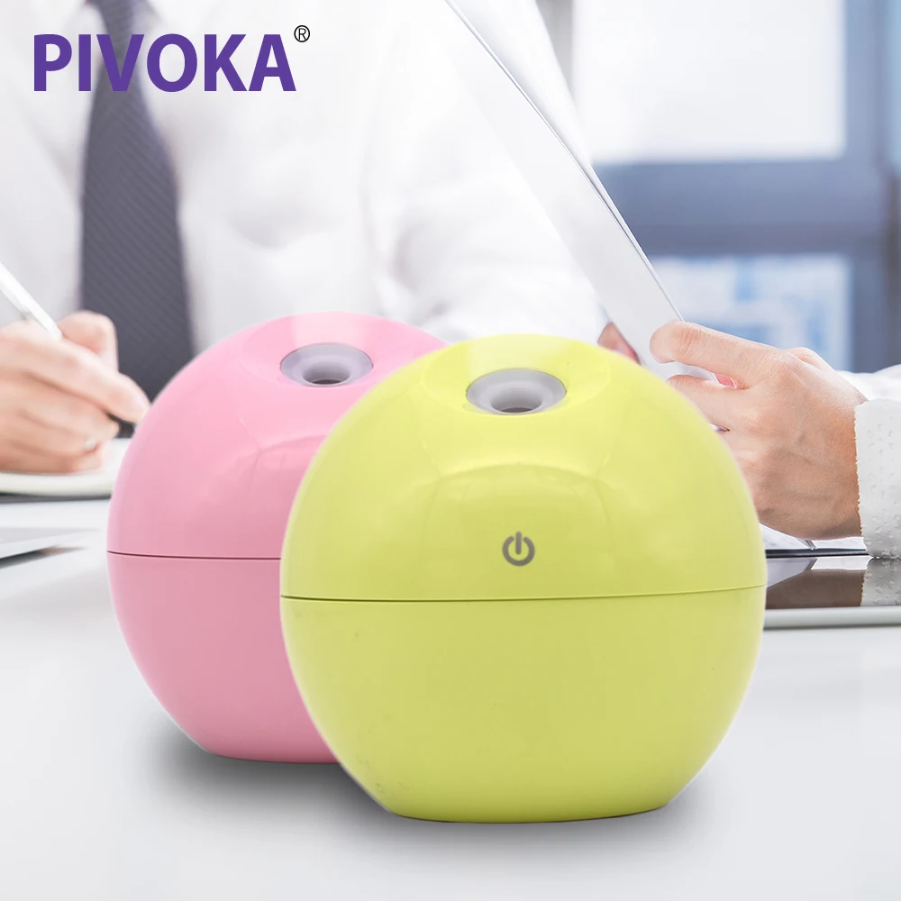 

PIVOKA Mini Air Humidifier Ultrasonic Aroma Diffuser Air Humidation Colorful Appearance