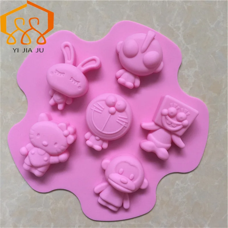 Hello Kitty candy chocolate mold ice tray mini cake pan and cookie cutter set 