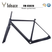 2019 Tideace Tapered disc brake Di2 Chinese CX Carbon Cyclocross Frame with fork thru axle GRAVEL bike frame max 40C tire цена 2019 Tideace Tapered disc brake Di2 Chinese CX Carbon Cyclocross Frame with fork thru axle GRAVEL bike frame max 40C tire цены онлайн