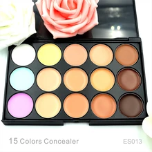 2016 NEW ! Hot Women Professional Concealer Palette 15 Color Camouflage Concealer Facial Care Cream makeup palette cosmetics