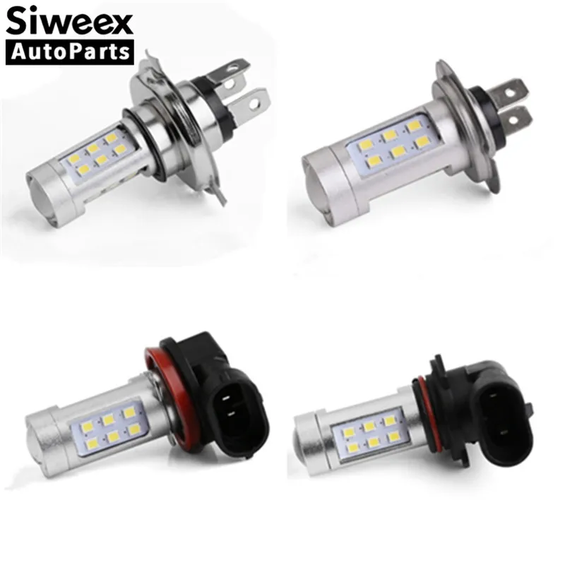 2X H4 H7 H8 H11 9005 9006 H16 21 SMD 2835 LED Lights CAR Brakes Parking