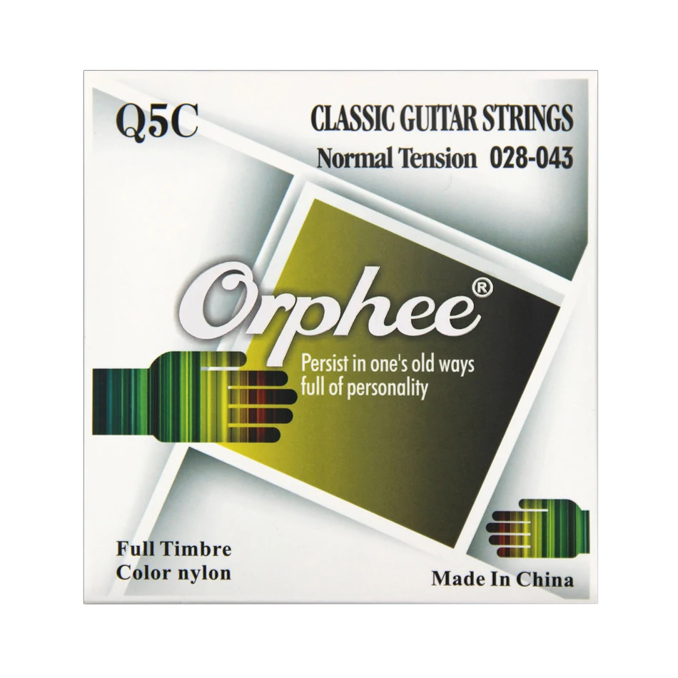 Orphee Q5C Black Nylon Classical Guitar Strings Set Pure Copper Wound Classic Guitarra Stings Accessory | Спорт и развлечения