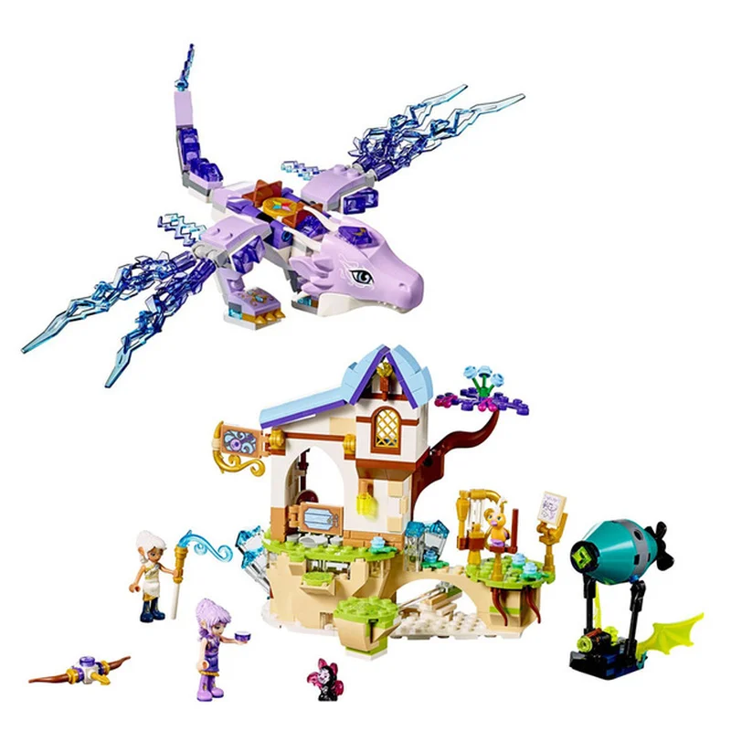 Najtaniej Elfy Aira i pieśń smoka wiatrowego klocki 41193 Legoings elfy figurki cegły modele na prezent