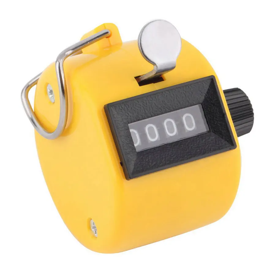 ACEHE 1Pc Digital Hand Held Tally Clicker Counter 4 Digit ...