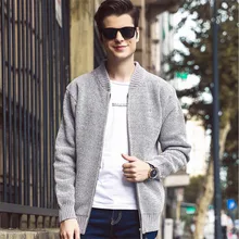 Для мужчин Куртки вязаный свитер кардиган с длинными рукавами пальто для мужчин свитера куртки Костюмы Гар Для мужчин t Для мужчин пальто из синельки