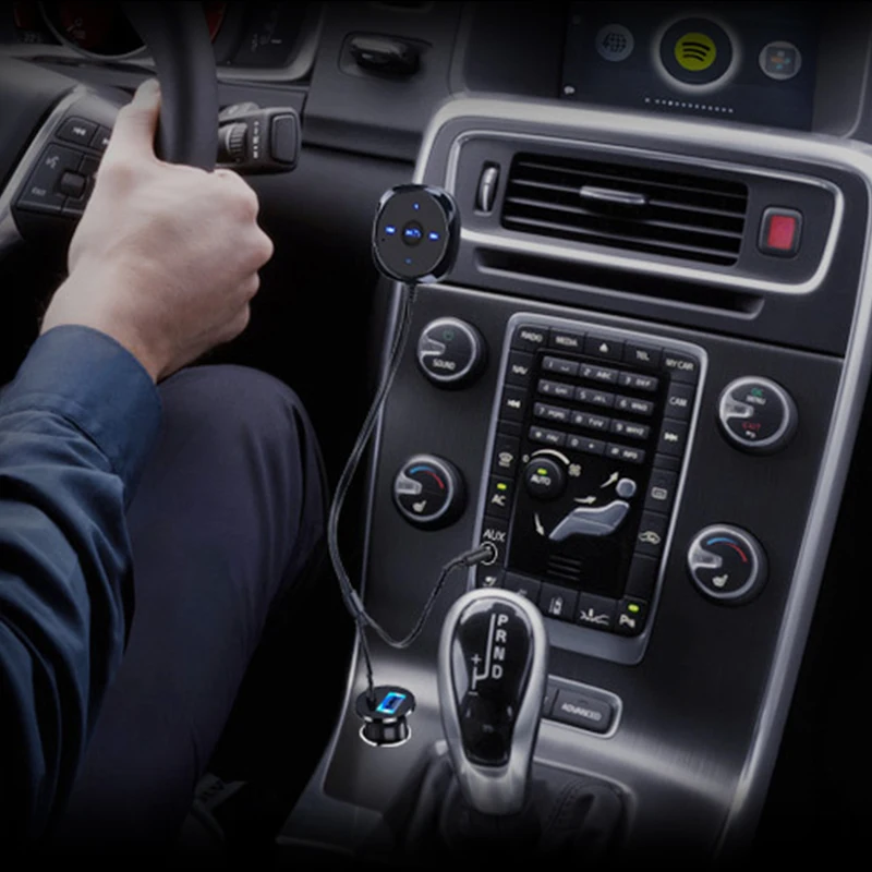 Bluetooth 4 0 беспроводной музыкальный приемник 3 5 мм адаптер Handsfree Car дополнительный