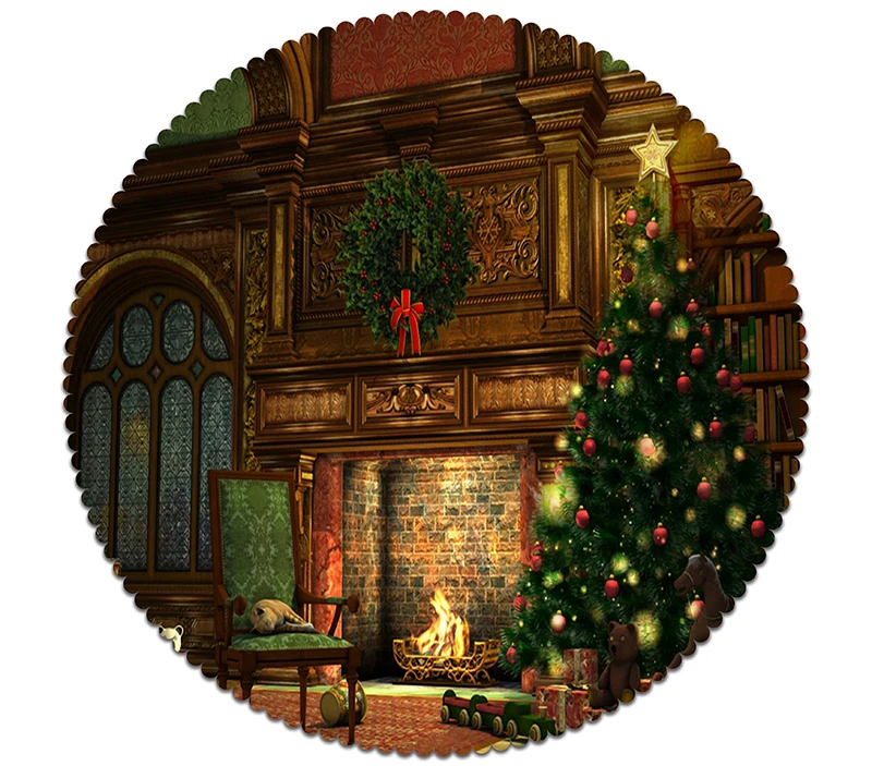  Chirstmas Tree 3D Tablecloth polyester Dinner Coffee Table Cloth Macrame Decoration Table Cover Hom