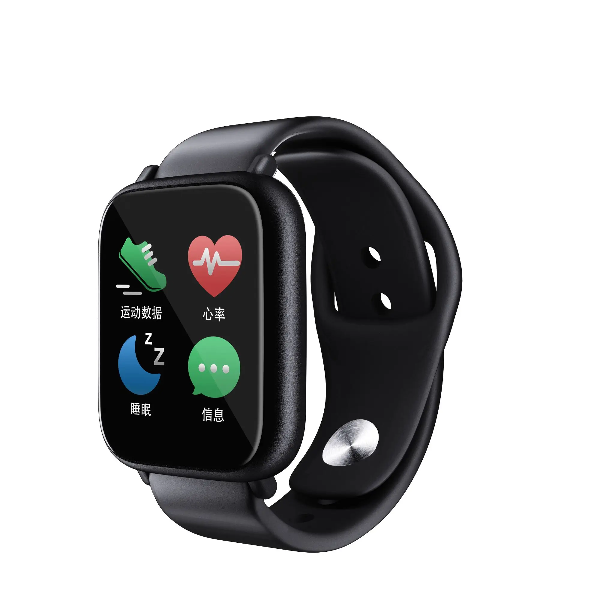Q1 Смарт-часы для мужчин и женщин пульсометр кровяное давление фитнес-трекер для Android IOS водонепроницаемые часы для плавания спортивные часы PK P68 P70
