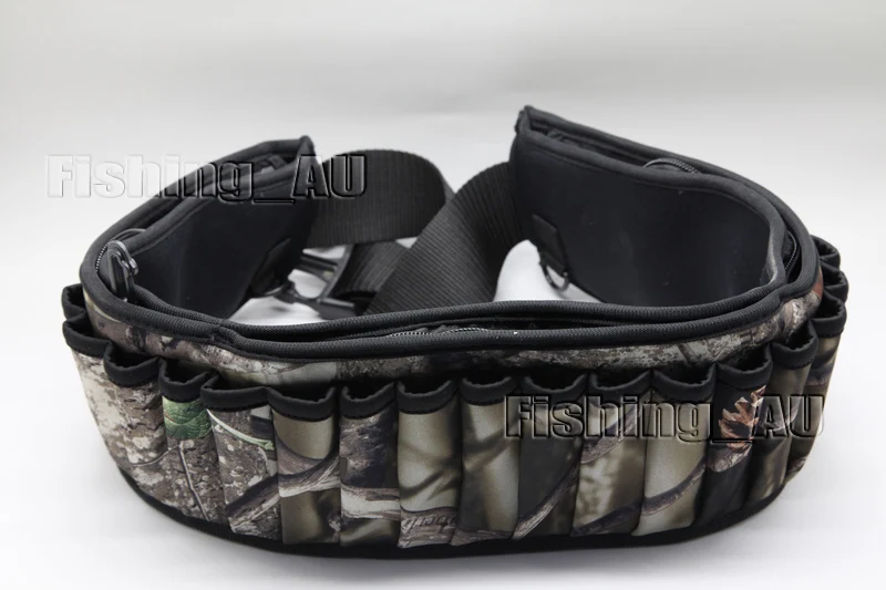 Shotgun Shell Belt 27 Round Neoprene Camo Shotshell Belt Hunting Free