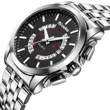 Hannah Martin Watches Men Quartz Sports Watch Diver Luxury Brand Men Full Steel Complete Calendar Wristwatches Relogio Masculino Hannah Martin Watches Men Quartz Sports Watch Diver Luxury Brand Men Full Steel Complete Calendar Wristwatches Relogio Masculino
