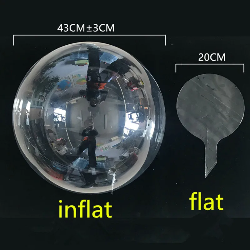 1 шт. 3 м светодиодные шары 20 дюймов светящиеся светодиодные шары прозрачные круглые декоративные пузырьки свадебные, вечерние, декоративные шары