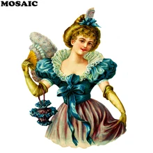 Новое поступление, фото на заказ, алмазная живопись, полная круглая дрель "викторианская леди Портрет", Набор для вышивки крестом, домашний декор, подарок