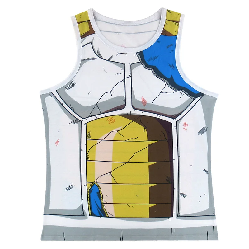 Dragon Ball Z 3D майка для мужчин Vegeta жилет без рукавов|vest sleeveless|top mentank top men |