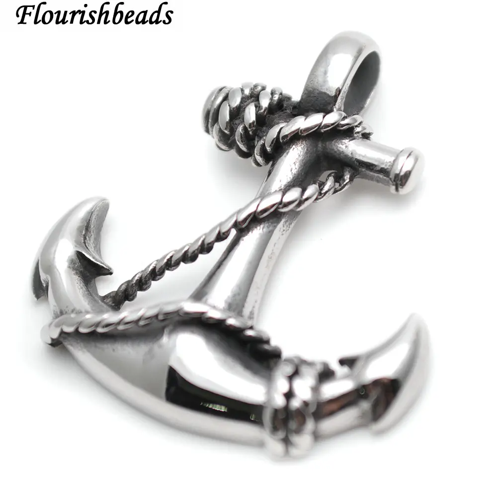 New Arrival Stainless Steel Anchor 35mm Metal Pendant Fashion Jewelry