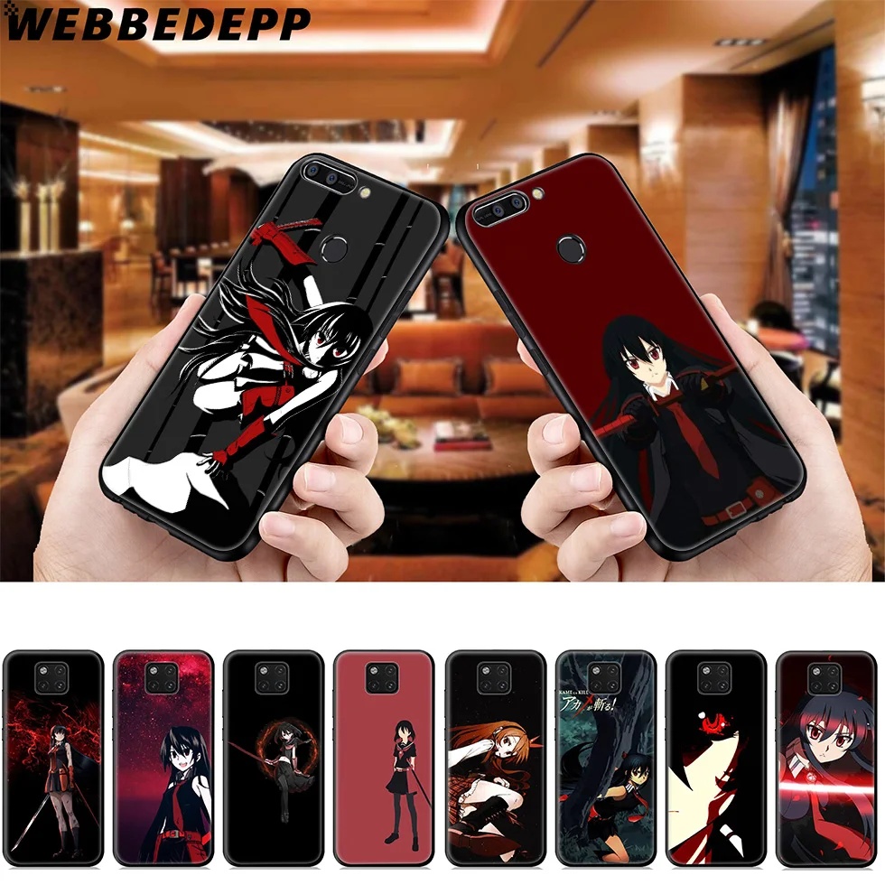 Мягкий чехол WEBBEDEPP Akame Ga Kill Anime для Huawei Mate Honor 20 6A 7A 7C 7X 8 9 9X 10 View Lite Pro 30 |