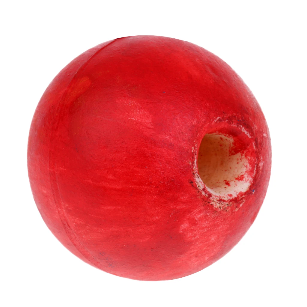 10Pcs Round Fishing Anchor Floats Buoys Safety Swimming Pool Lane Divider Rope Water Float Ball Red 10x10 cm