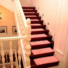 EHOMEBUY ковер синель лестница протектора колодки Продается 1 шт. нескользящий коврик для гостиной сплошной цвет розовый прямоугольник