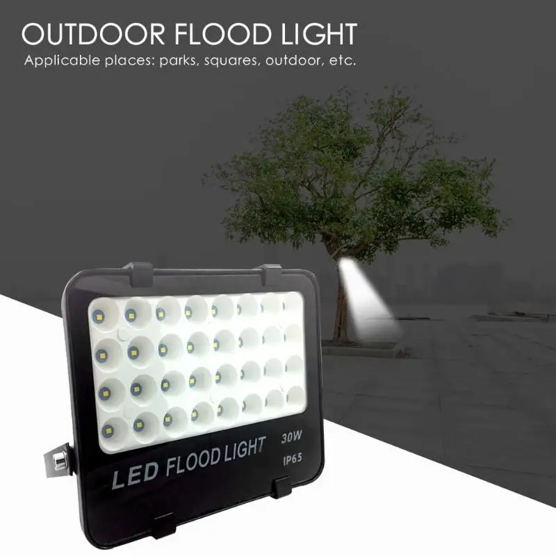 

30W 32LED Outdoors Spotlight Garden Yard Nano Square Scenery Lawn Lights