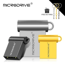 Супер мини USB 2,0 128 ГБ флеш-накопитель, настоящая емкость, металлический usb флеш-накопитель, 64 ГБ, 32 ГБ, 16 ГБ, Портативная память, usb флешка