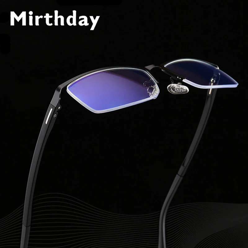 

Rimless Frame Blue Light Blocking Glasses Men Anti Blue Ray Eyewear Women Gaming Computer Glasses TR90 Temple