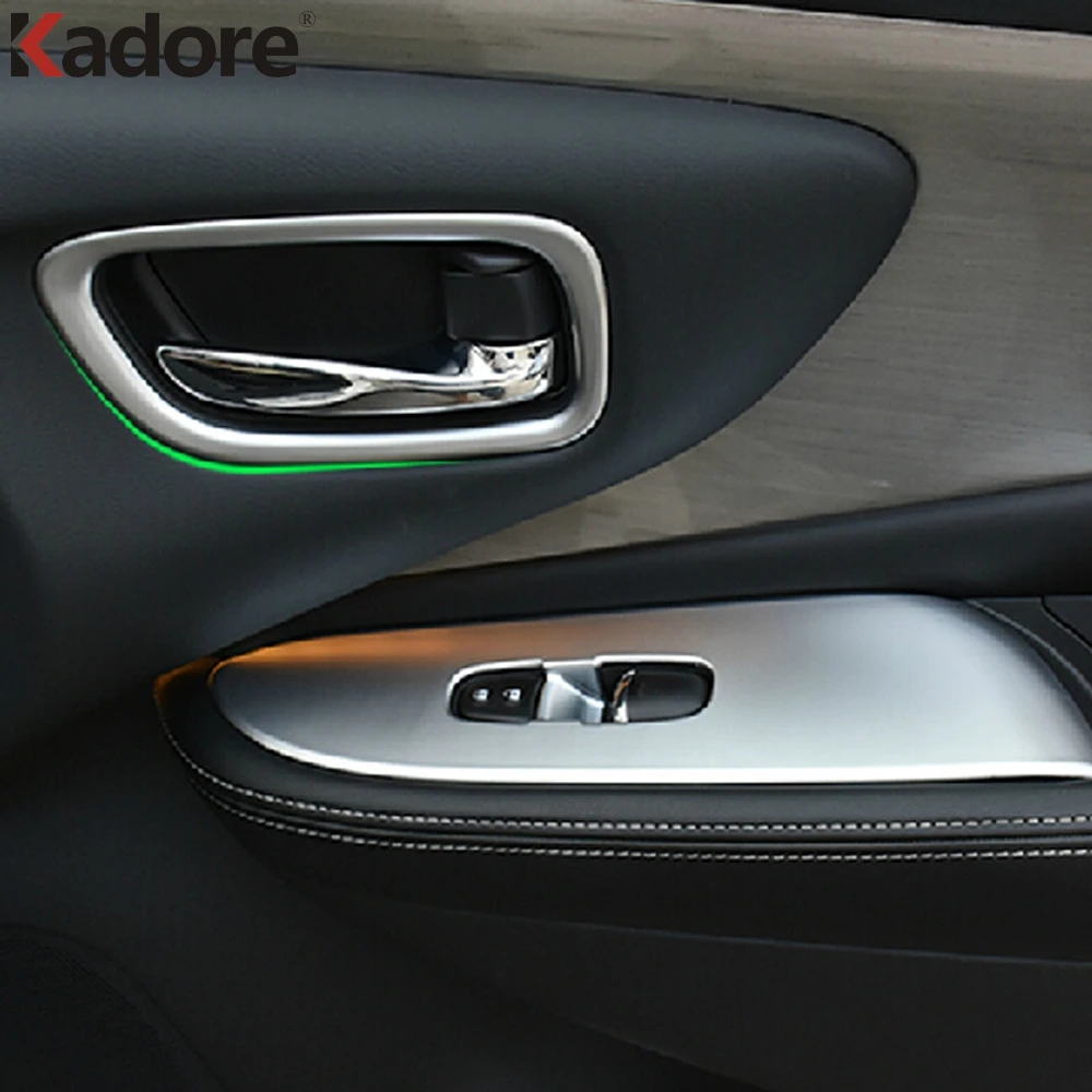 

For Nissan Murano 2015 2016 2017 2018 Car Styling ABS Matte Interior Door Handle Cover Trims Protection Sticker