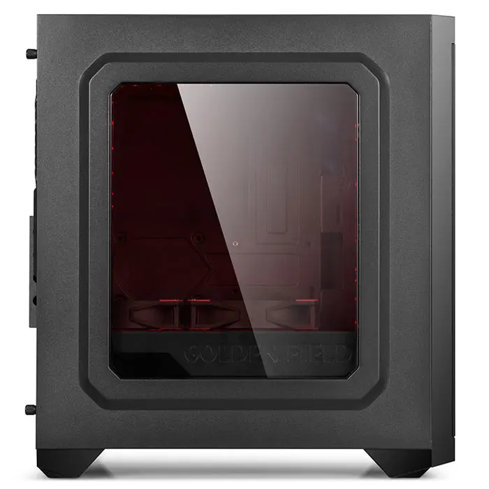 Золотое поле N51 игровой компьютерный блок столик для ПК mATX Mid Tower SSD HDD отсеков