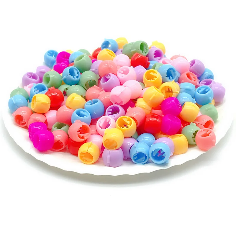 

10Pcs Korean Style Oval Shape Baby Hair Clips Claw Mixed Candy Color Mini Jaw Clip Hairpin Hair Accessories For Women and Girls