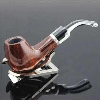 

New Metal Stainless Steel Durable Foldable Cigar Tobacco Smoking Pipe Stand Rack Holder Men's Gift
