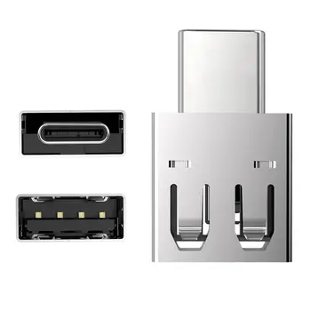 

Hot Sale 2 Pcs Type-C Interface Adapter USB C Male to USB2.0 Female USB OTG Converter