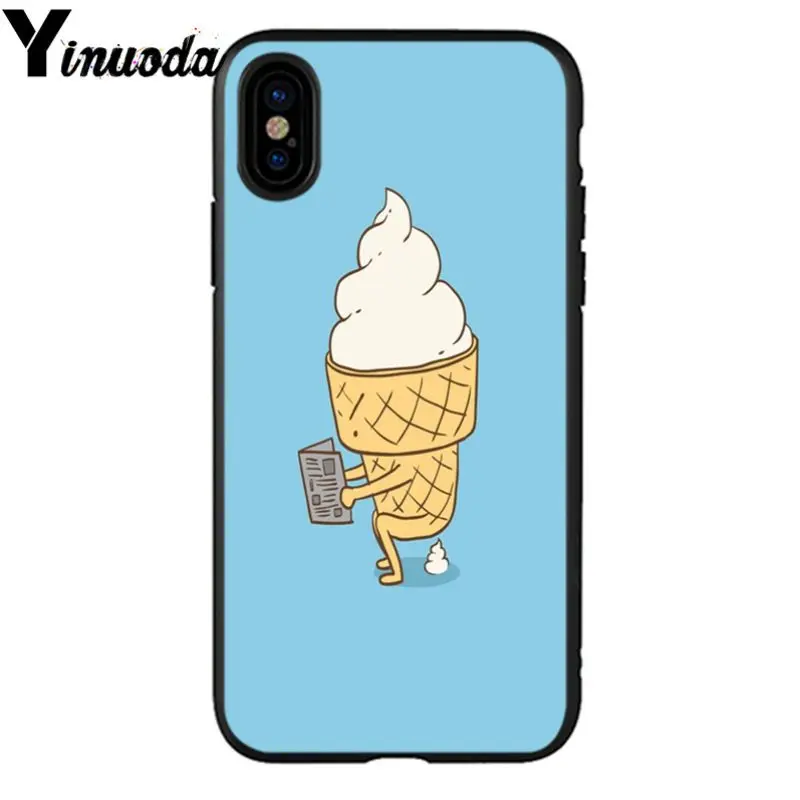 Yinuoda Мягкий силиконовый чехол для iPhone X XS MAX 6 6s 7 7plus 8 8Plus 5 5S SE XR|Чехлы-накладки| |