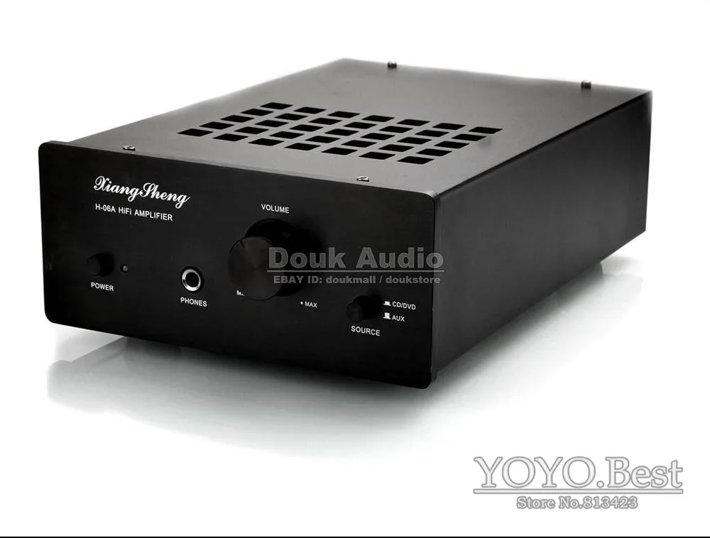 Nobsound XiangSheng H 06A Гибридный твердотельный 6J1*2 + LM1876 Настольный трубный усилитель для