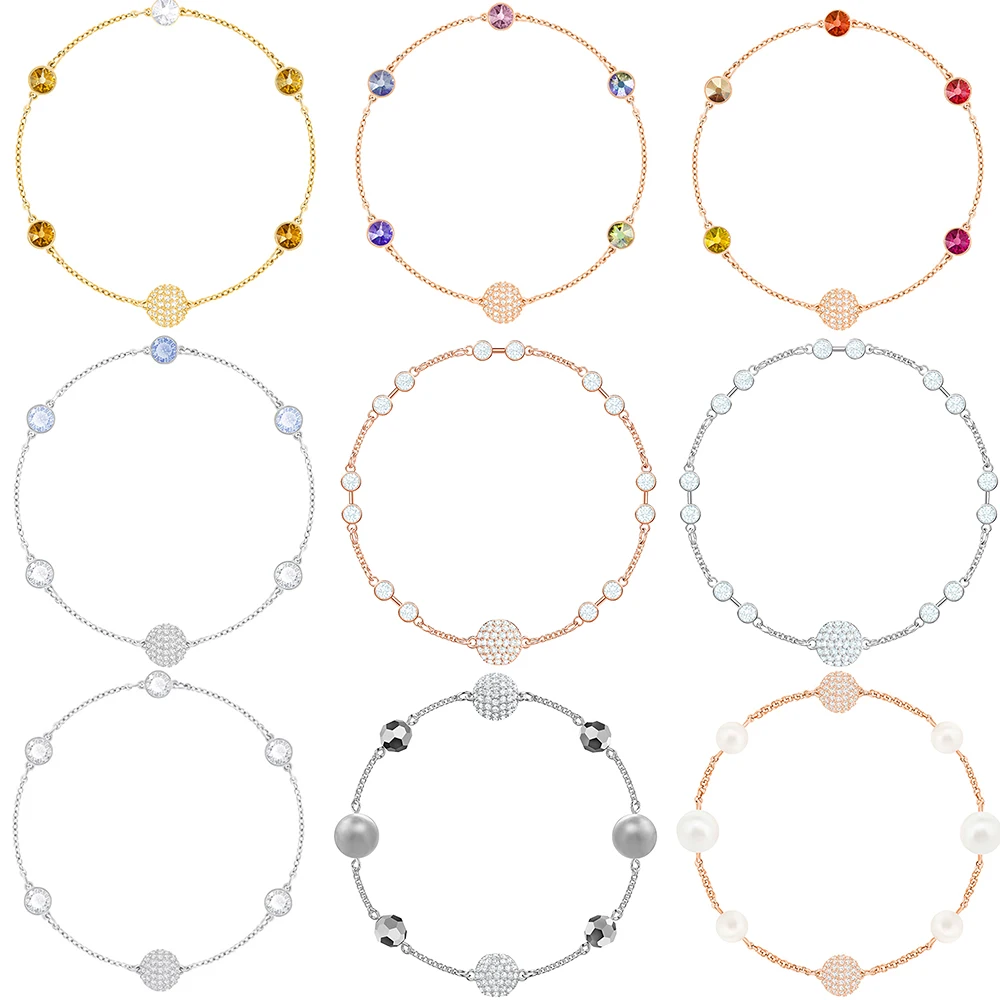 

NEW SWA REMIX COLLECTION Invisible Magnetic Buckle Bracelet Free To Match with Bracelet Pendant Rose Gold Senior Women Products