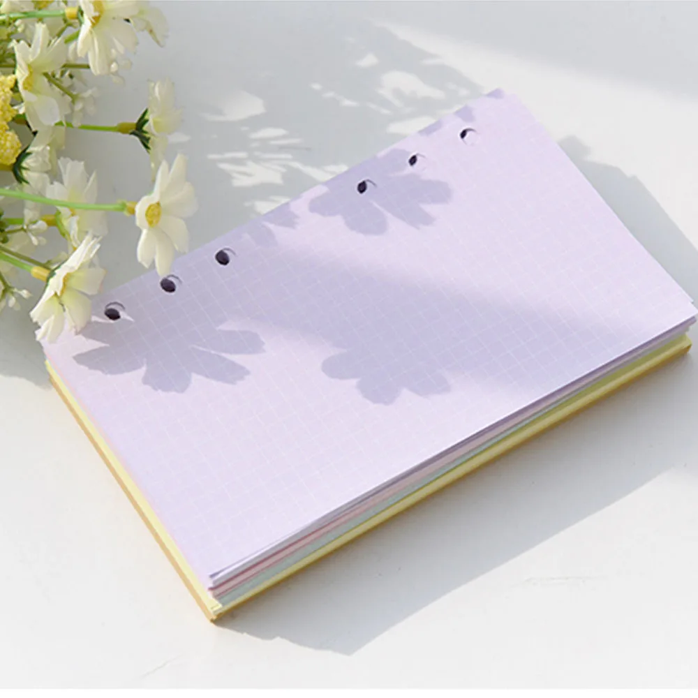 Handnote Colorful A5 Loose Leaf Notebook Refills 6 Holes Rings Binder Spiral Diary Planner Inner Core Inserts Paper Handnote Colorful A5 Loose Leaf Notebook Refills 6 Holes Rings Binder Spiral Diary Planner Inner Core Inserts Paper