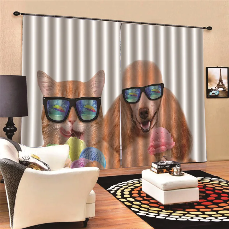 3D цифровой печати полиции Современные Плотные Шторы для шторы окна дешевые гостиная спальня домашний декор Draps AP26