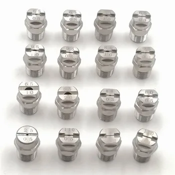 

Free shipping 1/4" inch 110 degree industrial flat fan vee jet water spray nozzle