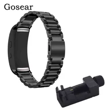 Gosear сменный Браслет из нержавеющей стали ремешок для часов Ремешок для часов браслет для samsung gear Fit 2 SM-R360 часы гаджеты
