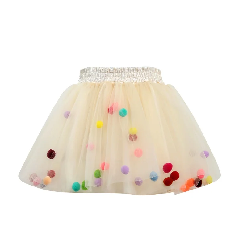 Милое Пышное Бальное Платье, сетчатая юбка-пачка для танцев, вечерние балетные юбки для девочек, детская одежда