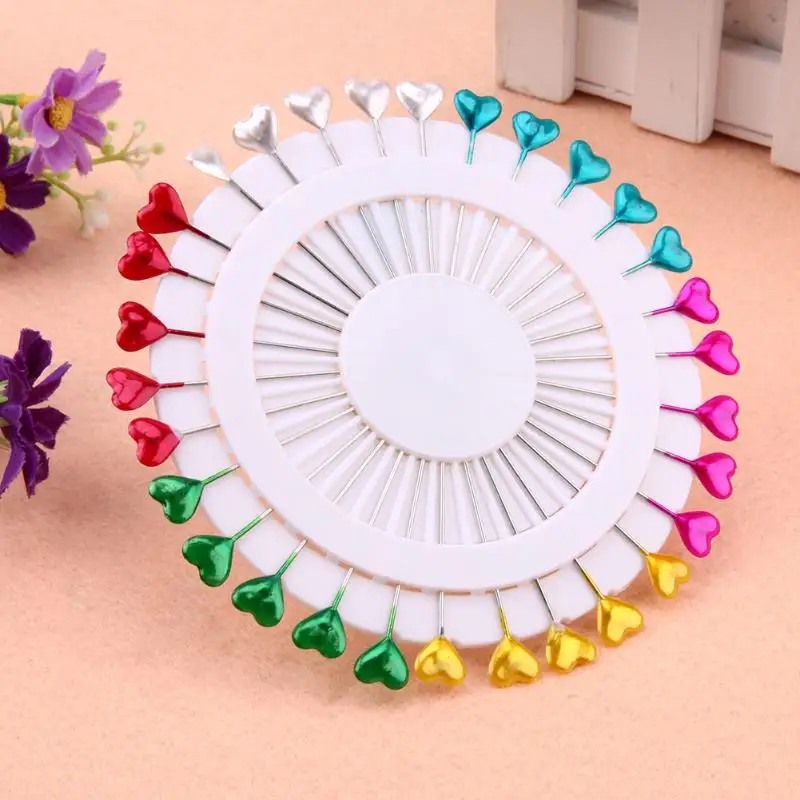 

30Pcs/Set Colorful Pins Pearl Head Dressmaking Pins Weddings Corsage Sewing for DIY Jewelry Component DIY Craft Accessory