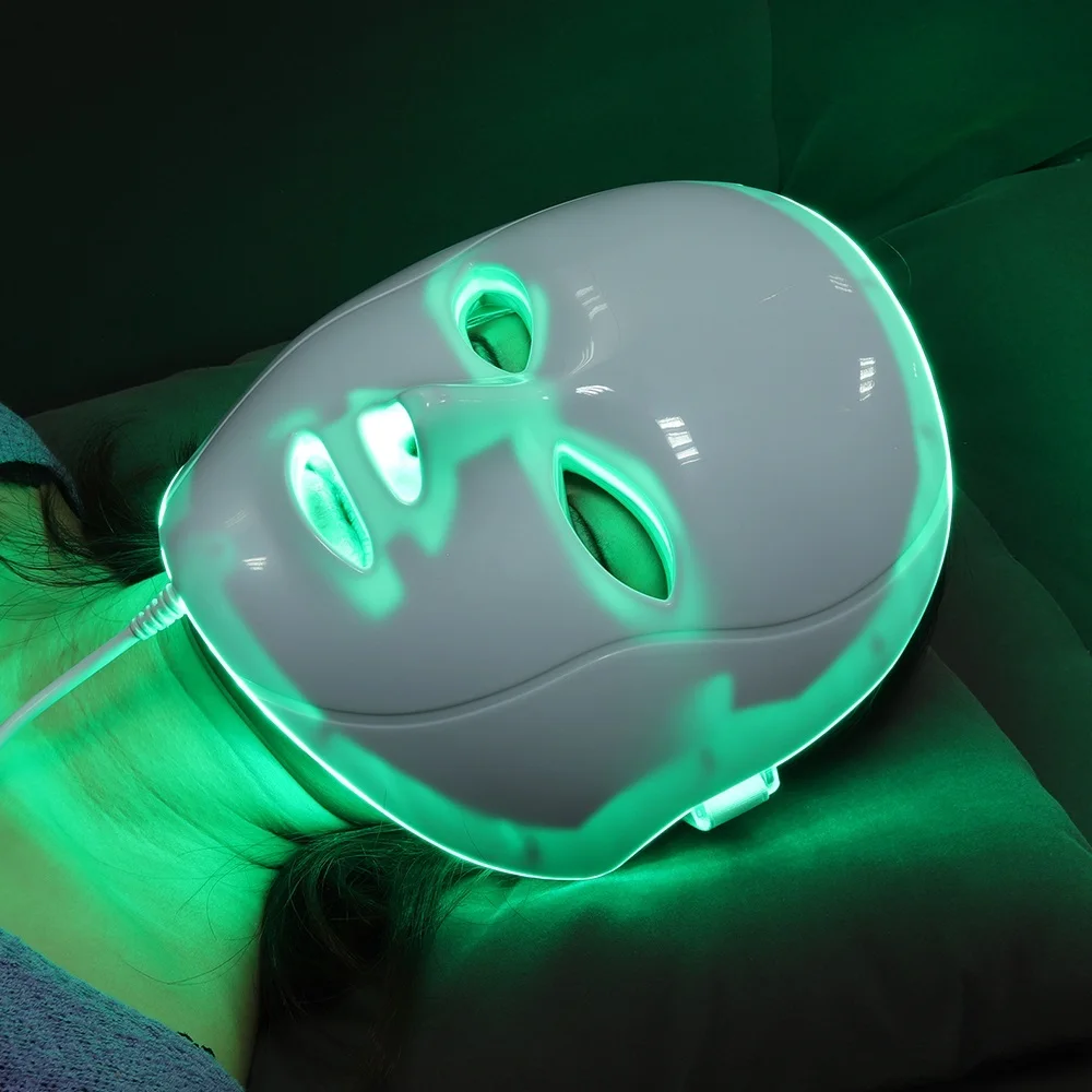 Iebilif 7 цветов Электрический светодиодный маска для лица Омоложение акне для удаления морщин косметический инструмент светодиодный маска машина для кожи
