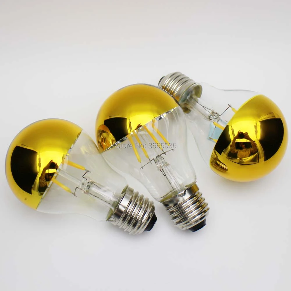 2,Warm White 1 Half Silvering E27 E14 Shadowless LED Light Bulb Home Energy Saving Warm White 5W 7W 