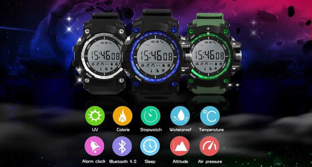 2017 NO.1 F2 Smart Watch Bracelet IP68 waterproof Smartwatch Outdoor Fitness Tracker Reminder 550mAh battery Wearable Devices