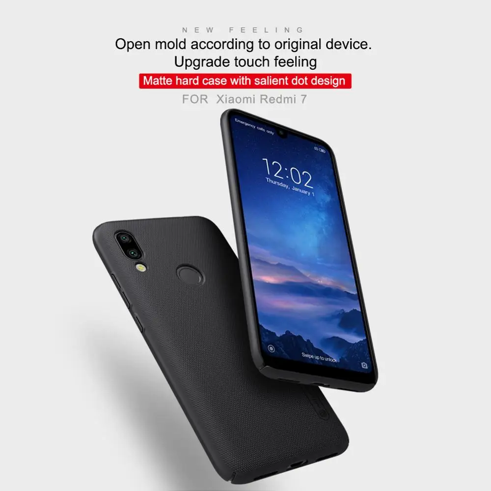 Чехол для Xiaomi Redmi 7 оригинальный матовый чехол NILLKIN xiaomi розничная упаковка |