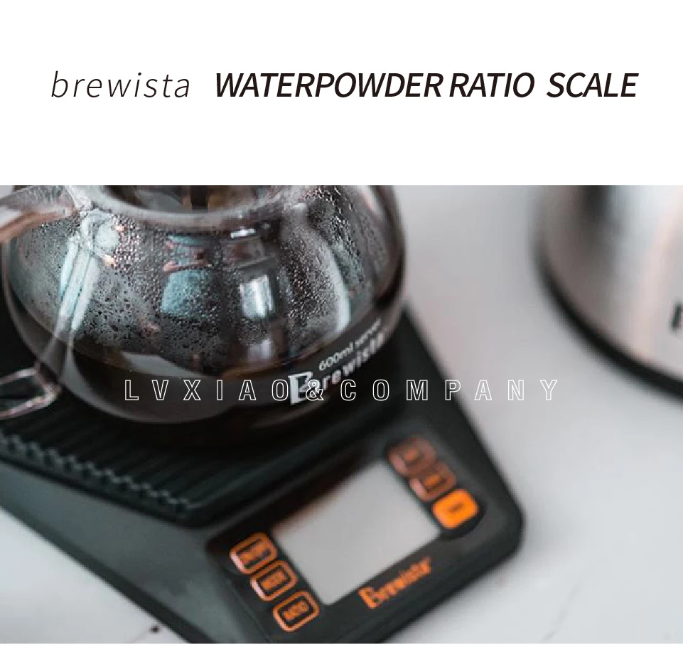 Портативные электронные весы с таймером 2 кг/0,1 г Brewista stainlesssteel поверхность пластиковый лоток водопорошковый коэффициент USB зарядный кабель