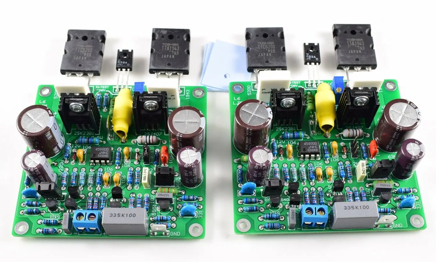 Gtlozone Una Coppia Assemblata Accuphase E210 Scheda Amplificatore Di Potenza Mosfet Modificata L14-1