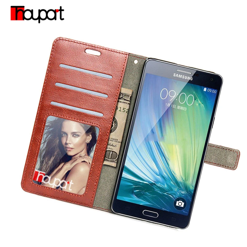 Thouport For Samsung SM- A320F Case (A3 2017) Retro Photo Frame Flip Wallet Leather for Galaxy A3 2017 A320 Cover | Мобильные