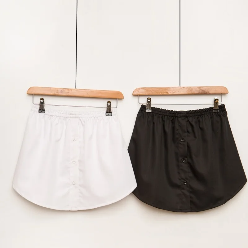 

Spring And Summer Pure Shirt With A-shaped Mini Half-length Skirt Clothes Skirts Womens