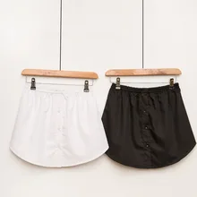 Primavera e verão puro camisa com um-em forma de mini meia saia saias de roupa das mulheres