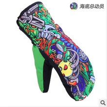 Варежки Прихватки для мангала унисекс Для мужчин и Для женщин лыжный Прихватки для мангала зимой Лыжный спорт Сноуборд Прихватки для мангала Водонепроницаемый Прихватки для мангала