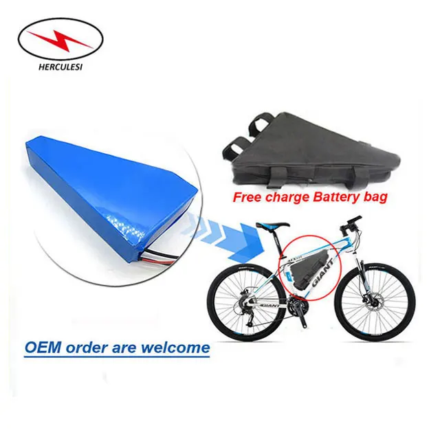 Треугольники 14S8P 18650 bateria ebike 52 В 20ah Аккумулятор для 1000 Вт 1500 Вт 48 В 20ah литий-ионный аккумулятор