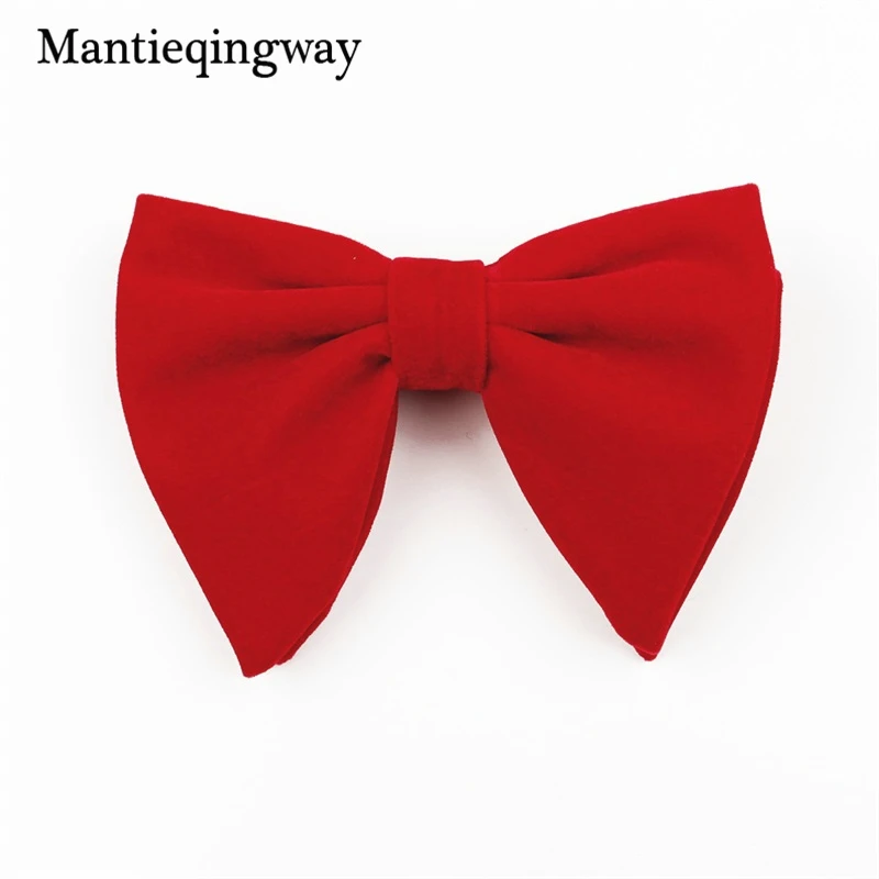 002D Mantieqingway, новинка, модный бархатный галстук-бабочка с большим бантом для женщин, мужчин, жениха, Свадебный галстук-бабочка, обтягивающий, сплошной цвет, Gravatas, тонкий черный галстук - Цвет: 002D